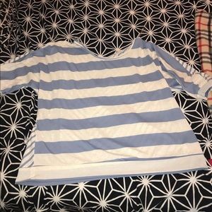 Quarter Sleeved Double Patterned Top